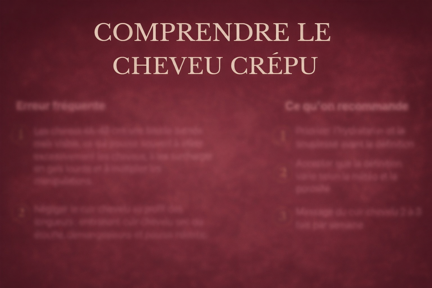 eBook cheveux